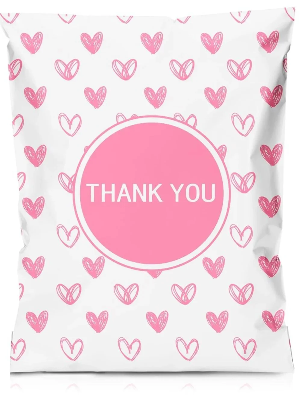 (20) 6x9 Pink Heart 